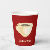Cups voor koffiebeker papieren bekers (Voorkant)