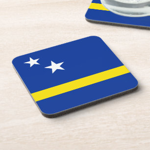 Curaao-vlag Bier Onderzetter