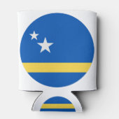 Curaao-vlag Blikjeskoeler (Achterkant)
