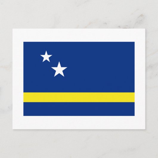 Curaao-vlag Briefkaart (Voorkant)