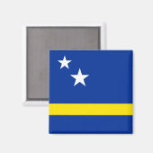 Curaao-vlag Magneet (Voorkant / Achterkant)