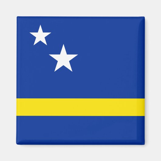 Curaao-vlag Magneet (Voorkant)