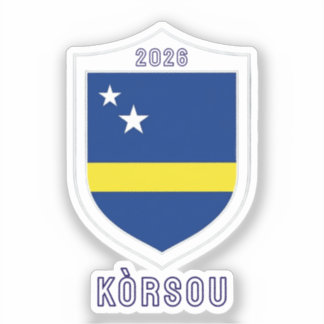 Curaçao 2026 WK voetbal Sticker