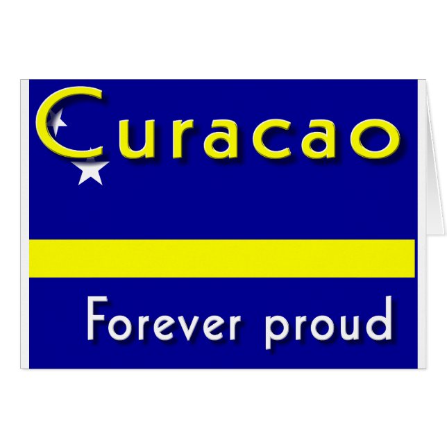 Curacao altijd trots (Voorkant Horizontaal)