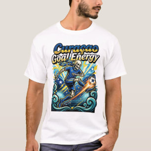 Curaçao Doel Energie Skelet Aanvaller Naties Stout T-shirt