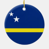 Curacao Flag Ornament (Achterkant)