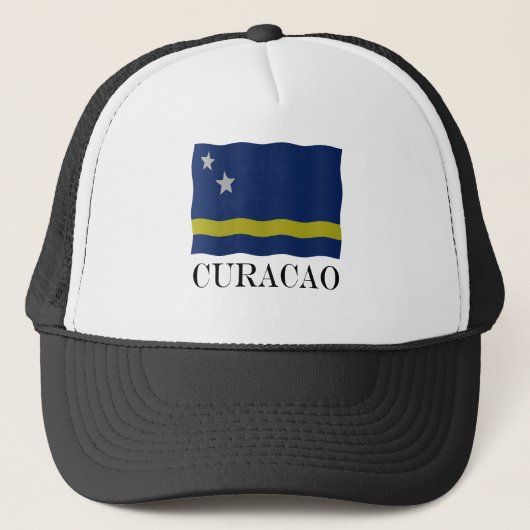 Curacao flag trucker pet (Voorkant)