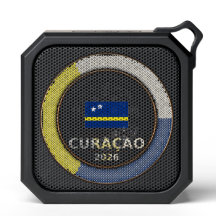 Curaçao Football Fan Flag Circular Badge World Cup