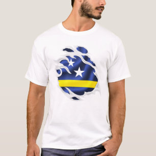 Curaçao gescheurde vlag t-shirt