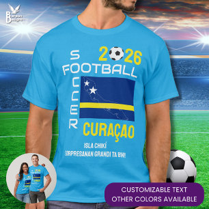 CURAÇAO KORSOU CURACAO Voetbal Soccer 2026 T-shirt