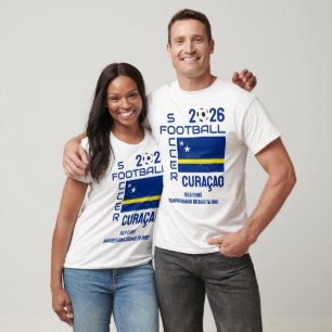 CURACAO KORSOU CURAÇAO Voetbal Soccer 2026 T-shirt