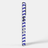 Curacao Kust Wave Chevron met naam Case-Mate iPhone Case (Achterkant / Rechts)