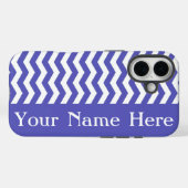 Curacao Kust Wave Chevron met naam Case-Mate iPhone Case (Achterkant (horizontaal))