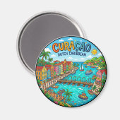 Curaçao Magneet (Voorkant / Achterkant)