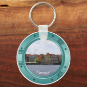 Curacao Porthole Sleutelhanger (Voorkant)