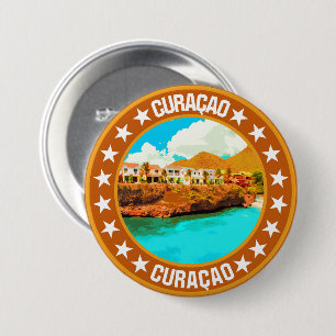 Curaçao Ronde Button 7,6 Cm