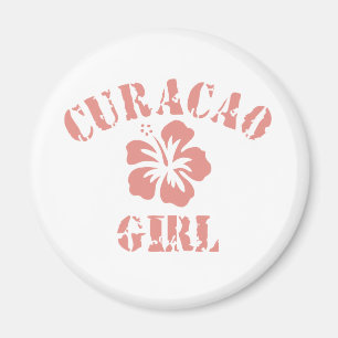 Curaçao Roze Magneet