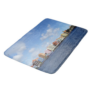 Curaçao Skyline w/out-tekst (aanpasbaar) Badmat