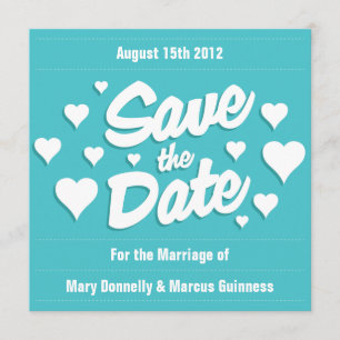 Curaçao sparen de Datum Hartenuitnodiging Save The Date
