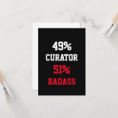 Curator Badass Card Kaart (Voorkant / Achterkant in situ)