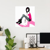 Curbside Pink - Poster (Bureau à domicile)