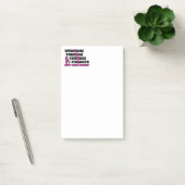 CURE... Borstkanker Post-it® Notes (Kantoor)
