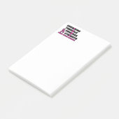 CURE... Borstkanker Post-it® Notes (Schuin)