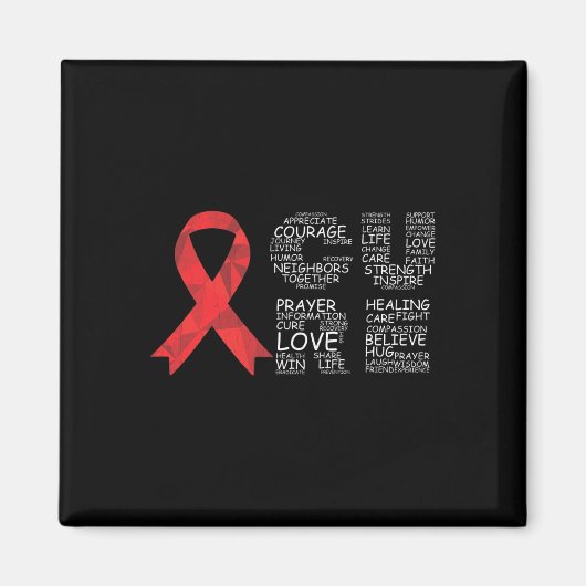 Cure Brain Aneurysm Awareness Chirgery Support Gra Magneet (Voorkant)