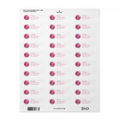 Cure Cancer Mailing Labels (Full Sheet)