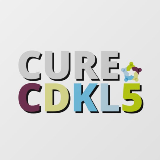 Cure CDKL5 Window Cling Raamsticker (Vel)