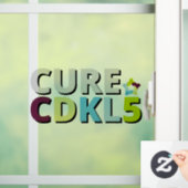 Cure CDKL5 Window Cling Raamsticker (Huis)