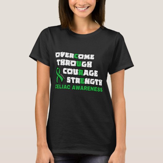 CURE...Celiac T-shirt (Voorkant)