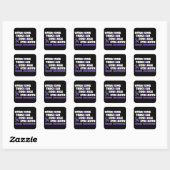 CURE... Chiari Square Sticker (Vel)