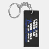 CURE... Colorectale kanker Sleutelhanger (Voorkant Links)