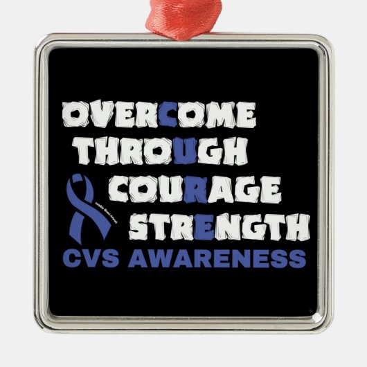 CURE...CVS METALEN ORNAMENT (Voorkant)