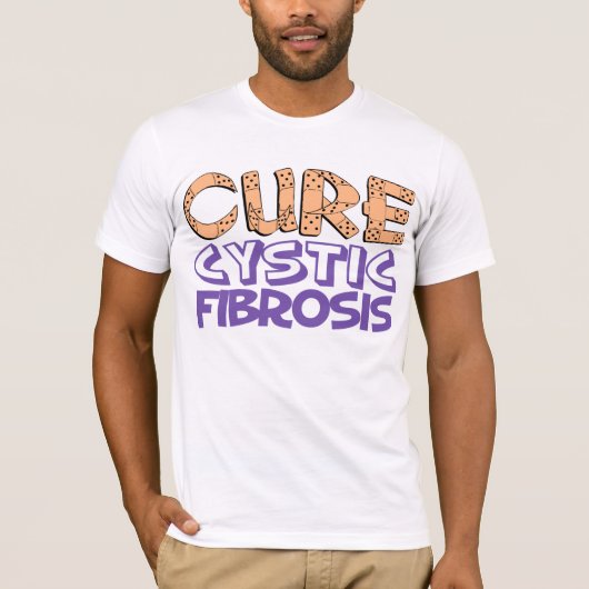 Cure Cystic Fibrosis T-shirt (Voorkant)