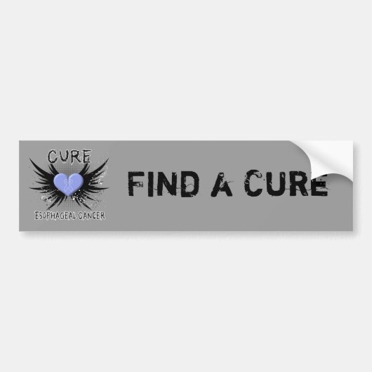 Cure Esophageal Cancer Bumpersticker (Voorkant)