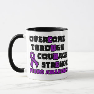 CURE...Fibro Two-Tone Coffee Mok