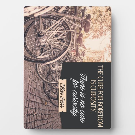 Cure for Boredom Fotoplaat (voorkant)