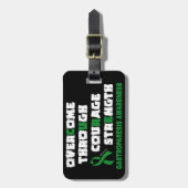 CURE...Gastroparese Bagagelabel (Voorkant verticaal)