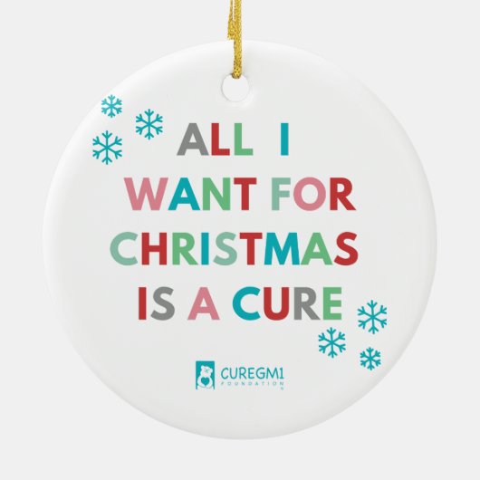 Cure GM1 2023 Ornement "All I want" (Dos)