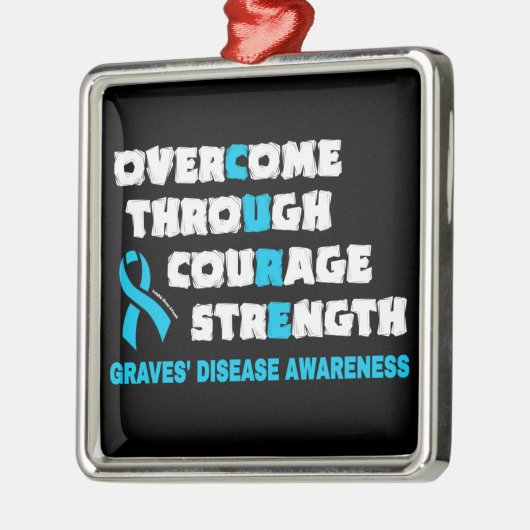 CURE...Graves' Metaal Ornament (Links)