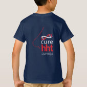 Cure HHT FIND.TREAT.CURE Sensibilisation T-shirt ( (Dos)