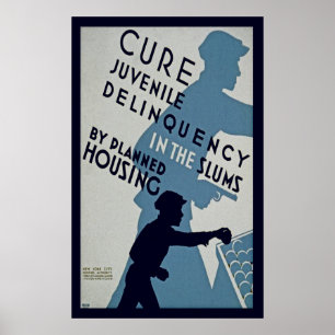 Cure jeugdcriminaliteit poster