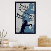 Cure jeugdcriminaliteit poster (Keuken)