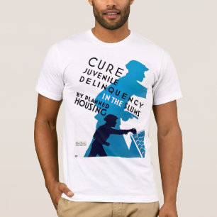 Cure jeugdcriminaliteit t-shirt