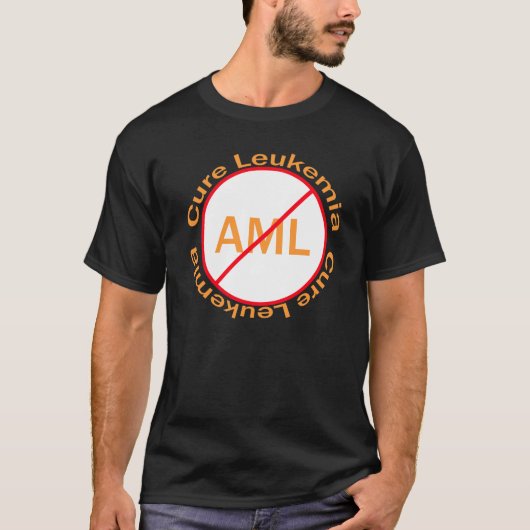 Cure Leukemia AML Awareness Shirt (Voorkant)