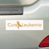 Cure Leukemia Bumpersticker (Op auto)