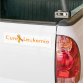 Cure Leukemia Bumpersticker (Op Truck)