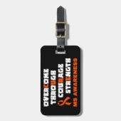 CURE...MS BAGAGELABEL (Voorkant verticaal)